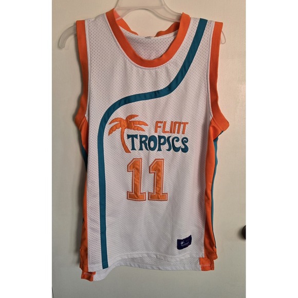 Flint Tropics Semi‎ Pro 11# Ed Monix Basketball Jerseys All Stitched - Picture 1 of 6